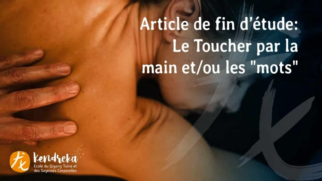 Les mots et le langage en massage
